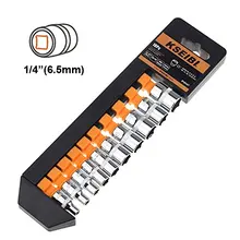 KSEIBI 101212A привода Набор торцевых головок, для детей возрастом от 4 до 13 лет микрометр CR-V 10-розеток С стеллаж для хранения(1/"