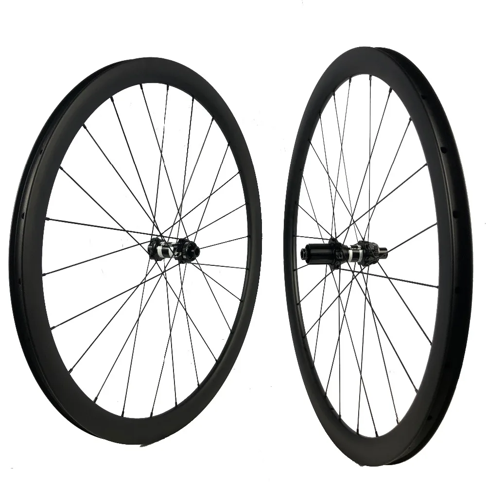 Flash Deal Center lock carbon wheels 35mm 38mm 45mm 50mm 60mm 88mm clincher cyclocross road wheelset Disc brake thru axle 100X12mm,142X12mm 1