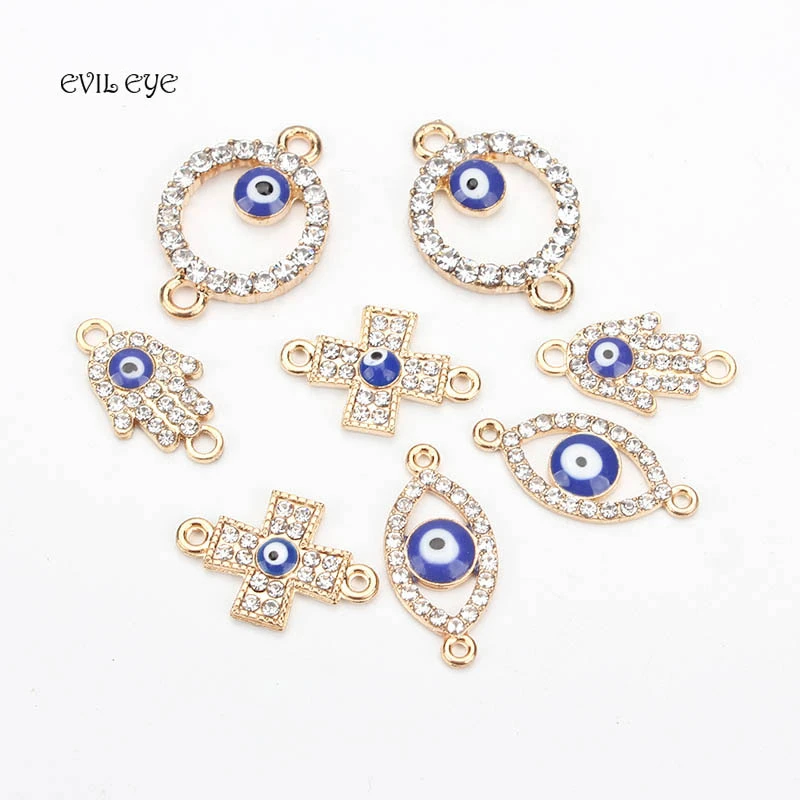 10 шт./лот Лаки сглаза подвеской четыре типа evil eye DIY ювелирных Интимные аксессуары