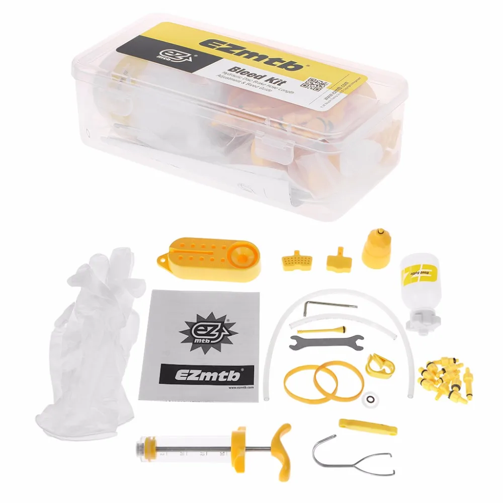

1 Set EZmtb Bicycle Disc Brake Oiling Tool Bottle Funnel Repair Bleed Kit For Shimano