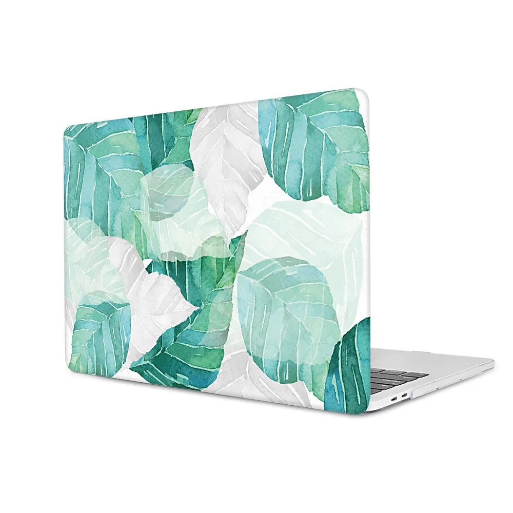 Чехол для ноутбука Apple MacBook Air Pro Retina 11 12 13 15 Mac book 13,3 дюймов с Touch Bar книги по искусству листьев печатных Жесткий сумка