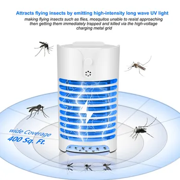 

Mosquito Repeller Killer Lamp Kids Bedroom Electric Fly Bug Zapper Mosquito Insect Killer LED Light Trap Lamp Pest Control