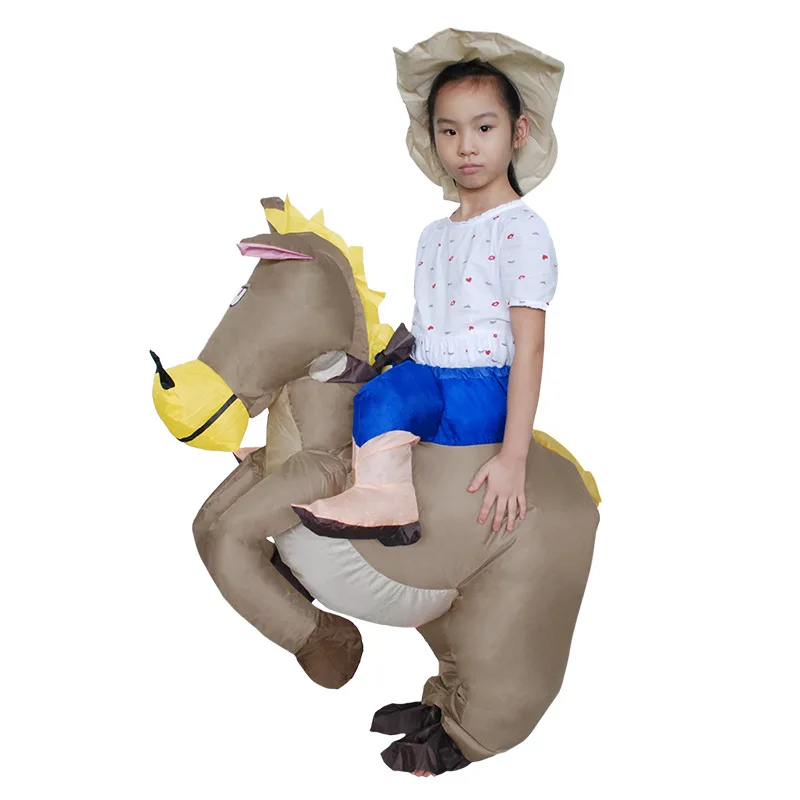 Kids Adult Carnival Purim Costume Inflatable Donkey Costume Fan Operated Adult Cosplay Animal Rider Kids Adult Carnival Purim Costume Inflatable Donkey Costume Fan Operated Adult Cosplay Animal Rider