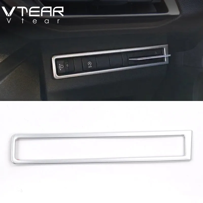 Vtear для peugeot пежо 3008 GT 5008 аксессуары интерьера фар Кнопка регулировки рамка ABS