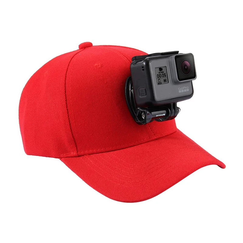 Djustable Sun Hat Cap Sport camera Baseball Hat WJ-Hook Buckle Mount Screw  for Gopro Hero 654321SJCAMXiaomi yi Accessories (13)