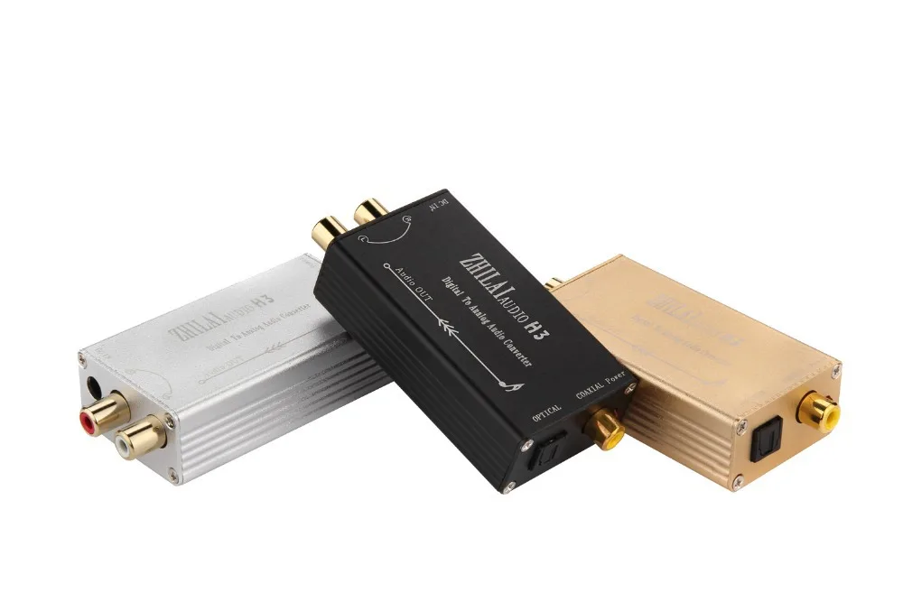

ZHILAI H3 HiFi Mini DAC Digital Decoder Optical Fiber Coaxial Signal Input Conversion Analog Signal Output Lossless Music Signal