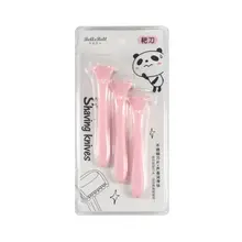 3 шт./компл. переносное ручное удаление волос на теле эпилятор карамельный цвет Нескользящая Смола длинная ручка подмышка тело Бритва для зоны бикини Горячая