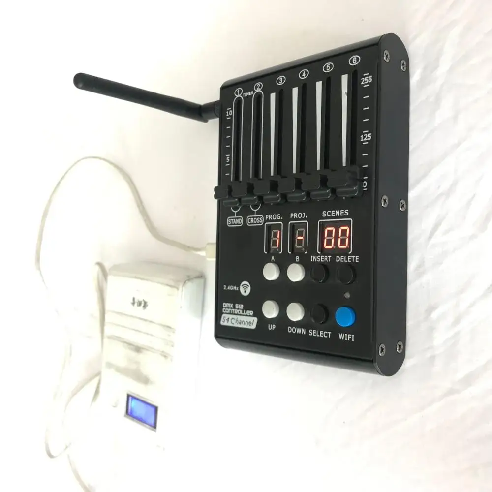 

Wireless Tiny 54 dmx Controller For Stage Lighting DJ Equipment Easy Carry Mini Controller For dj disco
