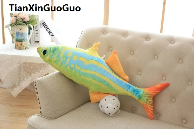 Creative pillow large 80cm tropical multicolored fish plush toy