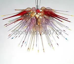 Price Free Shipping New Flower Blown Glass Flush Mount Ceiling Light