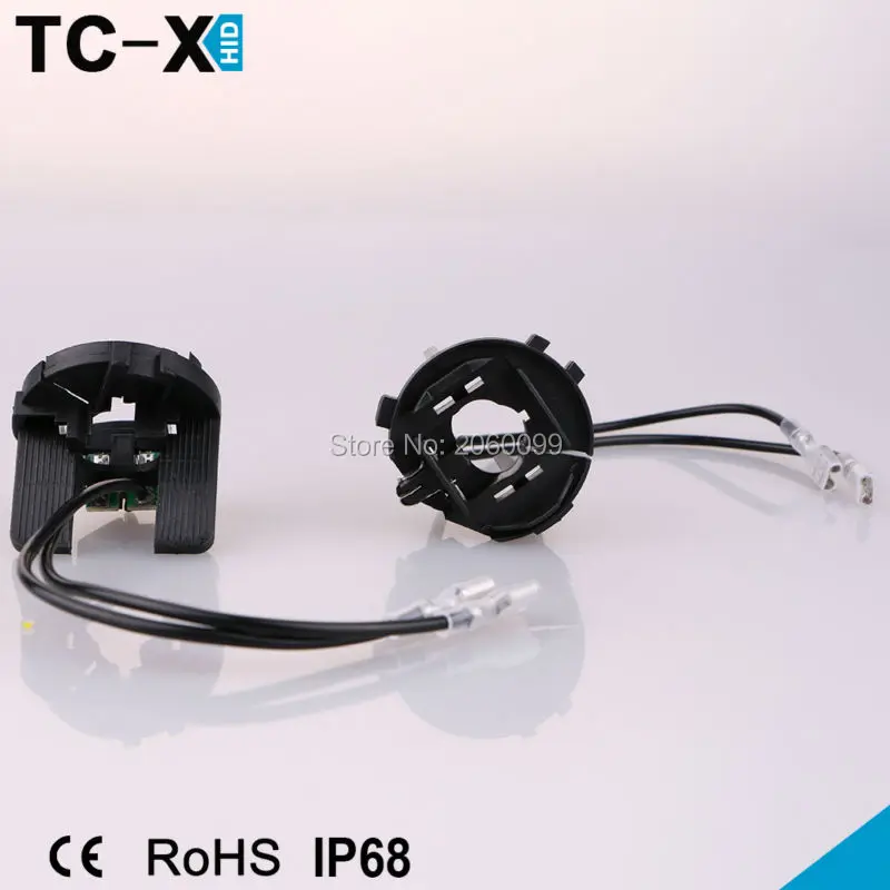 TC-X 2 Pieces VW Golf 7 Xenon H7 Headlight Bulbs Adapter for Tiguan /Scirocco / Sharan /Touran HID Lamp Holders Base Retainers