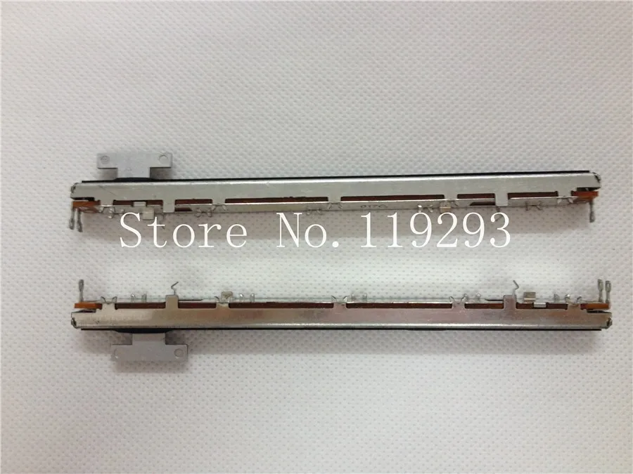 

[BELLA]new and original Japanese ALPS 12.8 cm small mixer fader Slide Potentiometers D10K-8T handle--10PCS/LOT