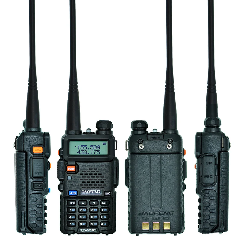 2 шт. Baofeng UV-5R рация UHF VHF Двухдиапазонный UV5R CB радио 128CH фонарик двойной дисплей FM трансивер для охоты радио