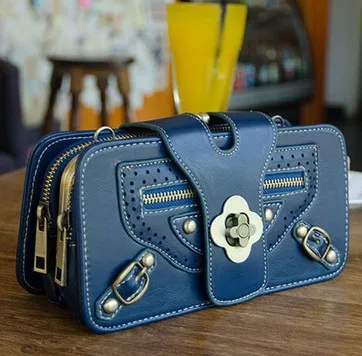 Ретро сумки женские сумки известных брендов сумки тканые сумки маленькая квадратная сумка модный клатч портативные сумки Bolsos Mujer - Цвет: blue handbag