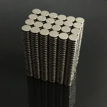 

Mini Round 100 pcs Dia 4 x 2 mm Processing Technology N52 Rare Earth Neodymium Magnets Strong Magnetic Forceagnetic Force