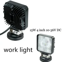 big sale 9-32V for Motorcycle Trailer 4WD ATV 4X4 Boat 2pcs 4Inch 15W LED Working Driving Light Lamp Spot Beam work light