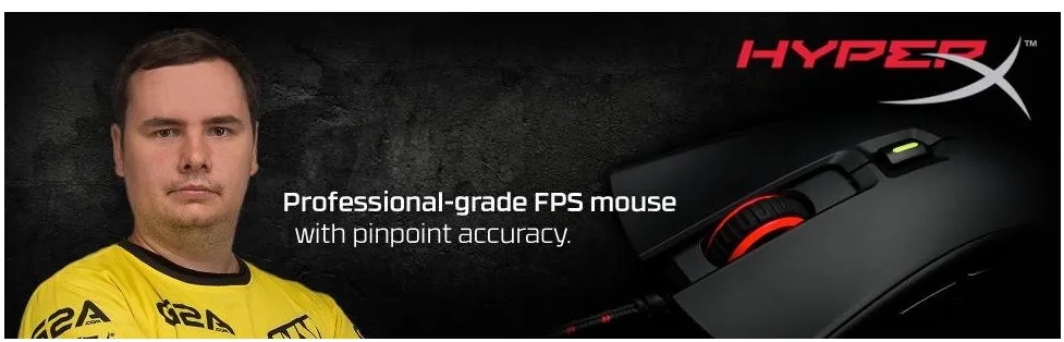 Kingston E-sports mouse HyperX Pulsefire FPS профессиональная игровая мышь