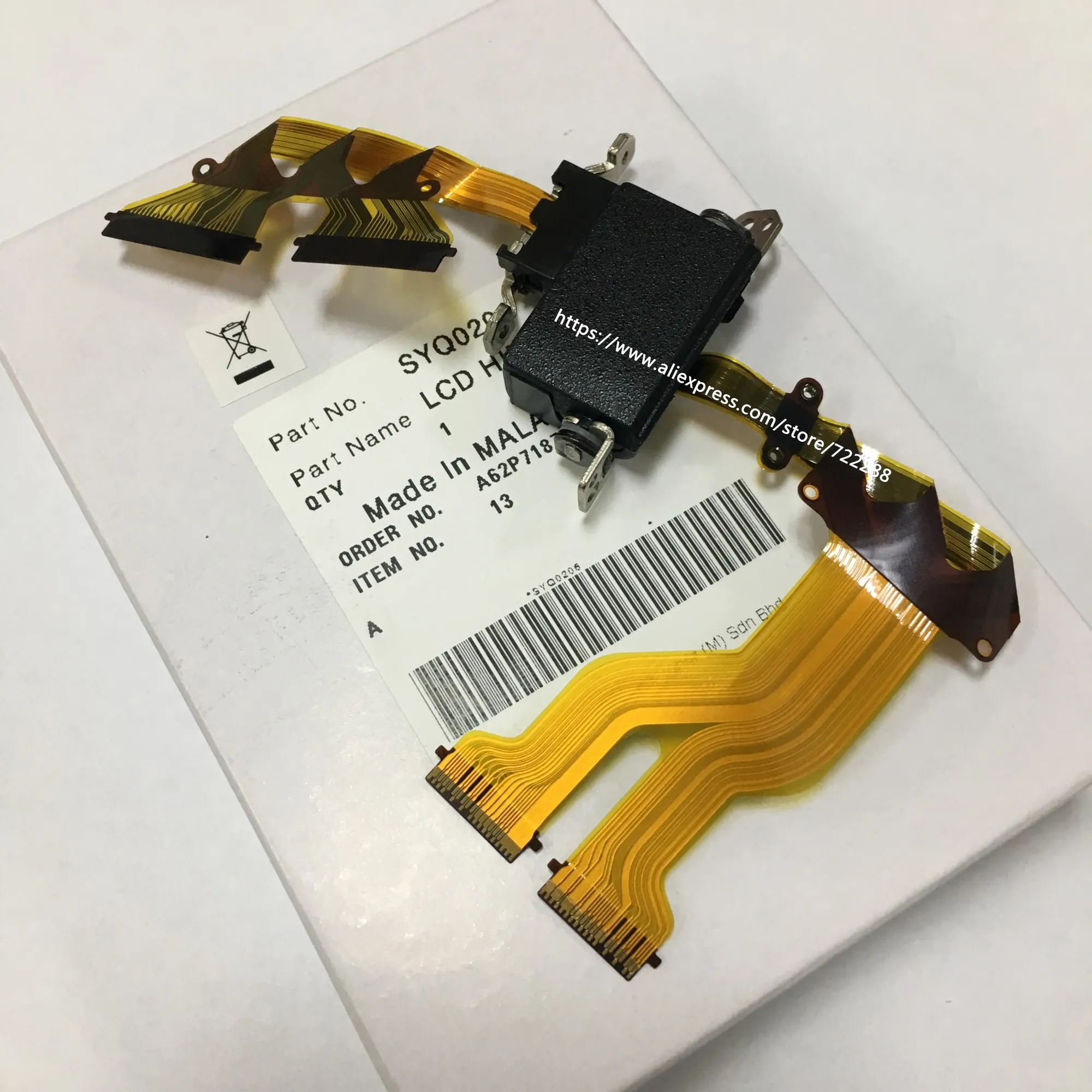 Repair Parts For Panasonic HC-WX970 HC-WX970M LCD Hinge Flex Cable SYQ0206 | Электронные компоненты и