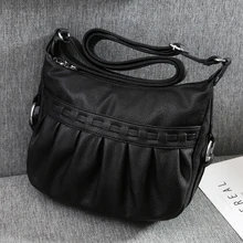 Модные женские кожаные сумки высокого качества на плечо женские сумки-мессенджеры женские сумки Хобо Bolsas Feminina