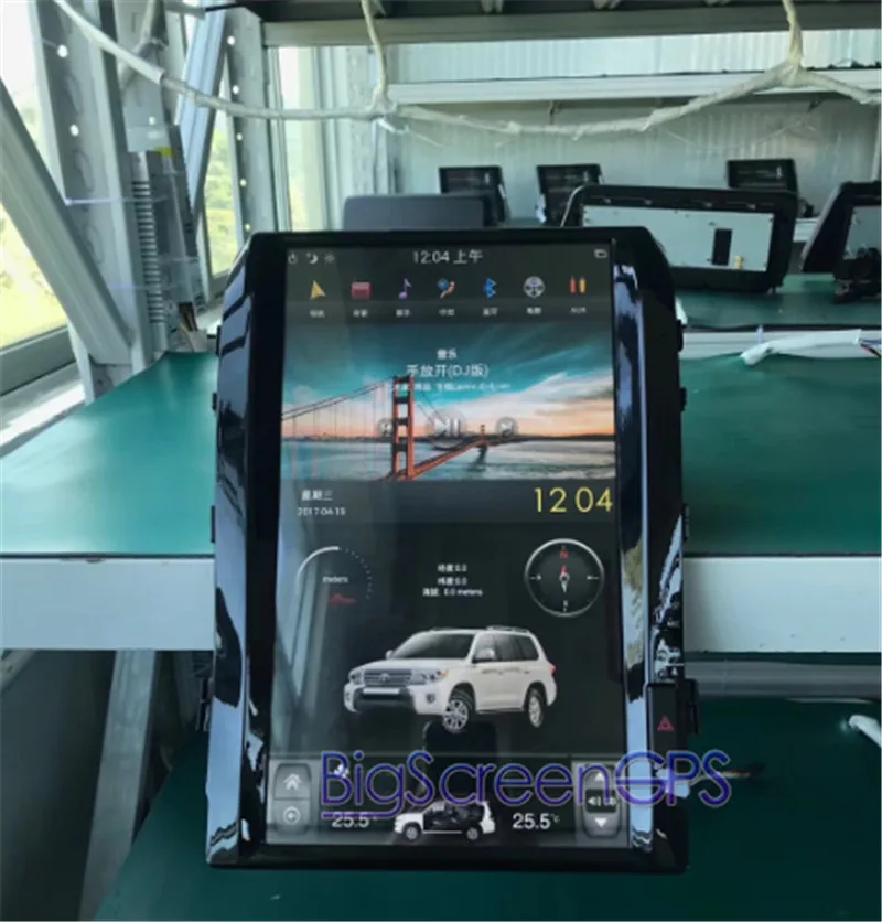 Perfect 16" Tesla Style Android 6.0 Car DVD Player GPS Navi For TOYOTA LAND CRUISER LC200 2008-2015 Auto Stereo unit Multimedia Recoder 10