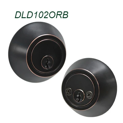 DLD102ORB Probrico скрытый дверной замок ручной болт с ключами один цилиндр Невидимый механический наружный замок для прохода дверная фурнитура - Цвет: DLD102ORB