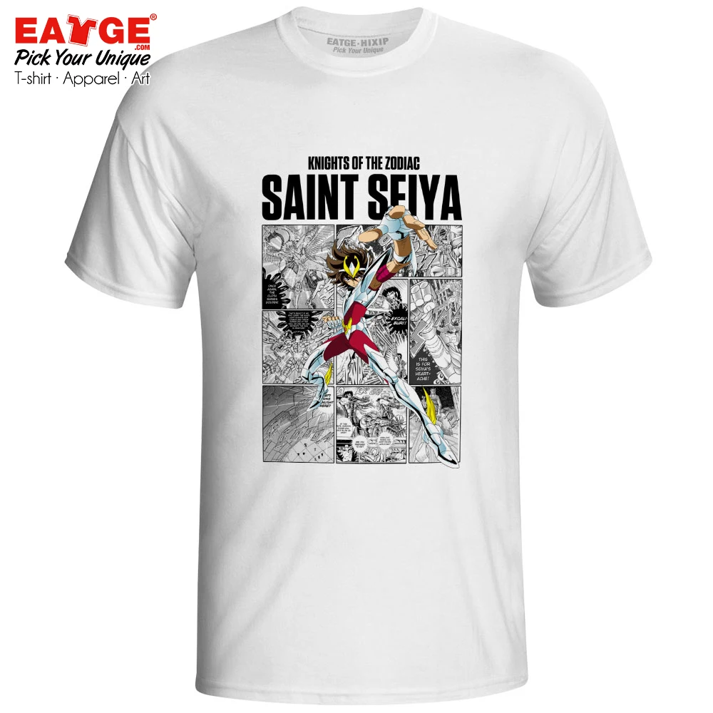 Gemini Saga T-shirt Gold Saints Anime Saint Seiya Knights of the Zodiac Print Funny T Shirt Active Novelty Style Women Men Top