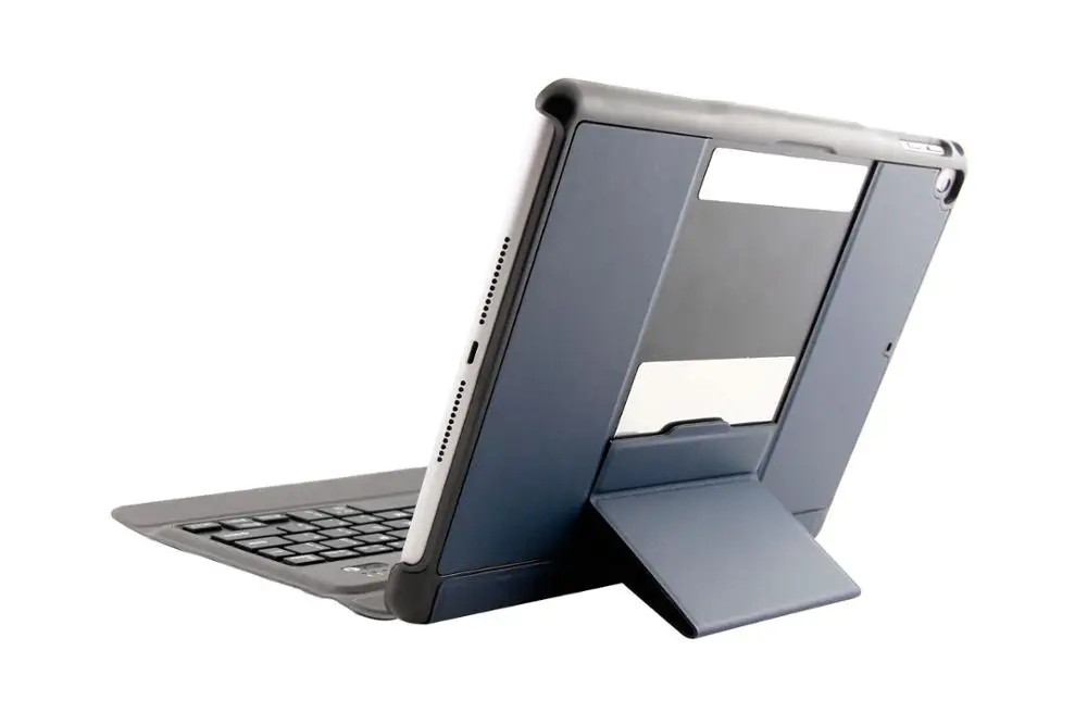 Съемный чехол с клавиатурой Bluetooth для iPad Air 2 iPad Pro 9,7 iPad 9,7 дюймов - Цвет: For iPad 9.7 Blue