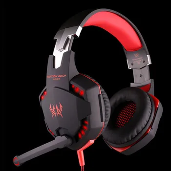 

Gaming Headphones Headset Bass Wired Game Earphones & Headphones Microphone with back Headphoneslit for PS4 phone PC Laptop