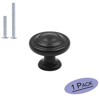 

goldenwarm Kitchen Cabinet Knobs Black Drawer Knobs 1 Pack Kitchen Cabinet Hardware Dresser Drawer Knobs Black Knob for Cabinets