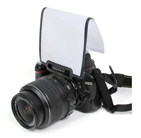 new! Universal Soft Screen Pop Up Flash Diffuser For Nikon Canon Pentax