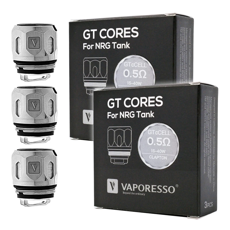 Сердечники Vaporesso GT cCELL 0 5 Ом 15-40 Вт керамическая Сменная Головка Катушки 6 шт. для