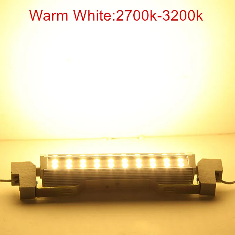 Светодиодная лампочка R7S AC85 265V J78 J118 J135 J189 15 Вт 10 5 светодиодные фонари|lamp r7s|led lightled