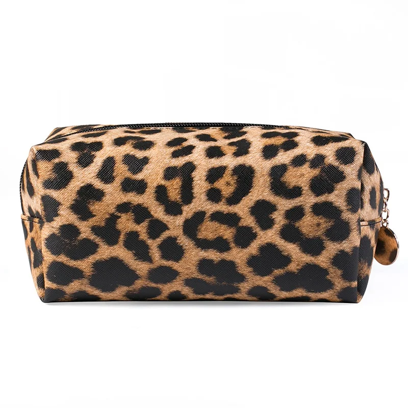 

2019 New Cosmetic Bag Leopard Makeup Bag Multi-Function Portable Makeup pouch Travel Organizer Zipper Make Up Bag Organizer