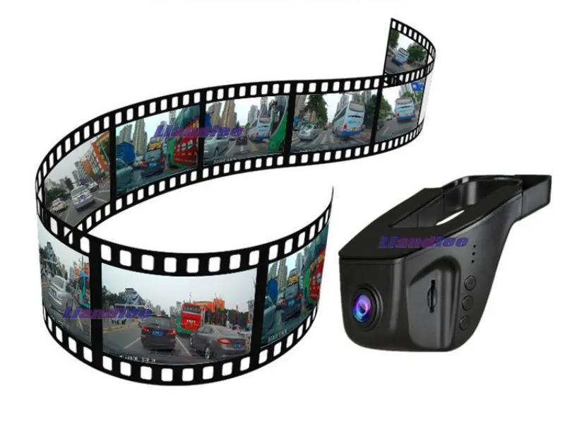 Liandlee Novatek96655 Видеорегистраторы для автомобилей Фронтальная камера для вождения видео Регистраторы USB разъем для Audi A7 Android Экран Авто Dashcam