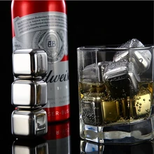 Вино лед бутылочная пробка из нержавеющей стали 304 гранулы кубики нержавеющей стали бар домашнего использования