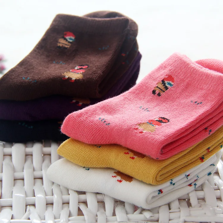 Meias de Algodão Meias de Natal do Bebê das Meninas dos Meninos Cópia do Cão Lote Pares Crianças Meias Mais Curto Macio Bonito Cor Marca 1-9y = 1 6 12 Mamãe e Bebê