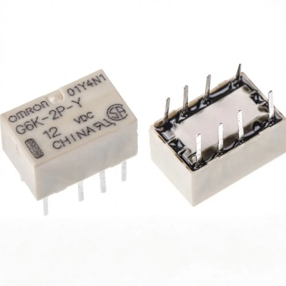 10 шт. реле сигнала DIP 8pin для Omron 5 в пост. Тока 12 В 24 1. Тока|Реле| |