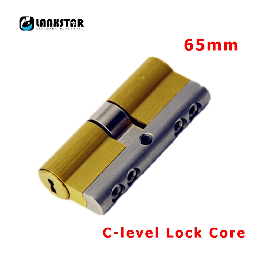 LANXSTAR C Grade Copper Lock Core 8Keys Anti-theft Lock Cylinder Security Lock-Cylinders 65mm C-level Lock-Cores цена LANXSTAR C Grade Copper Lock Core 8Keys Anti-theft Lock Cylinder Security Lock-Cylinders 65mm C-level Lock-Cores цены онлайн