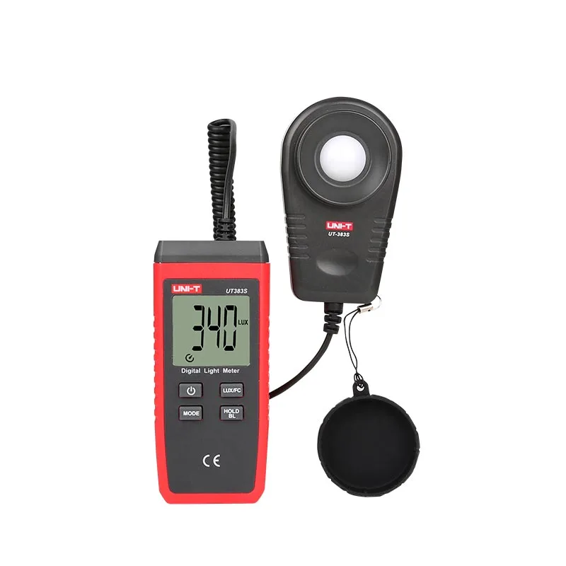 UNI T UT383S Digital Light Meter 200,000 Lux Luminometer Lux/FC