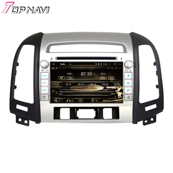 شراءTopnavi 7 'رباعية النواة الروبوت 6.0 Car Dvd لهيونداي سانتا Fe 2006 2007 2008 2009 2010 2011 2012 Autoradio Gps للملاحة
