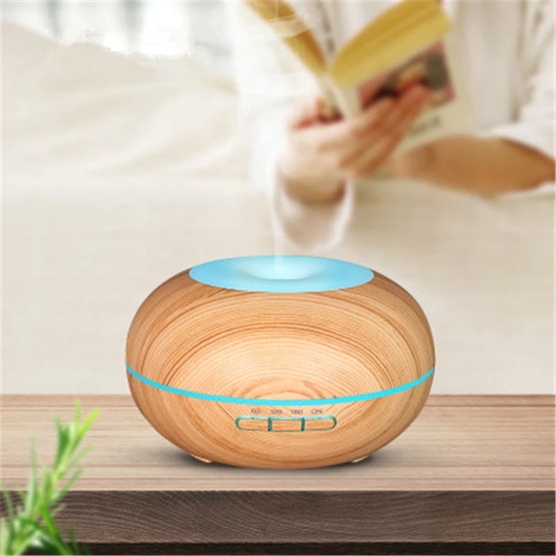 

MRF-142 300ml Creative wood grain aromatherapy machine household mute bedroom mini ultrasonic air essential oil humidifier