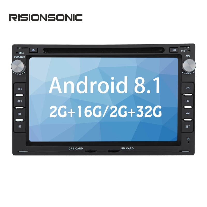 RisionSonic Android 8 1 dvd-плеер автомобиля для Фольксваген Jetta Поло Sharan Passat b5 Гольф gps