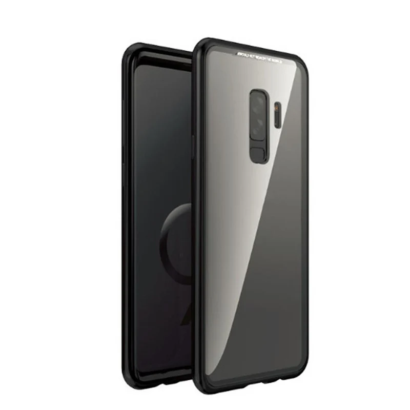 Магнитный металлический чехол закаленный стеклянный для Samsung Galaxy S10 S10Pro S10Lite IJS998 |