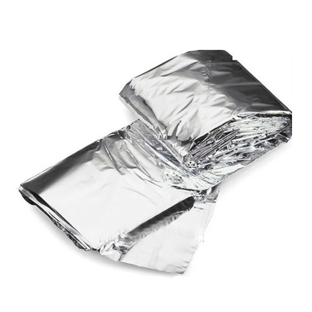 

Survival Blanket/Soft Emergency Cover/Rescue Blanket/Insulation Blanket/Outdoor Store for Rescue and Army, 210 x 130cm Silver