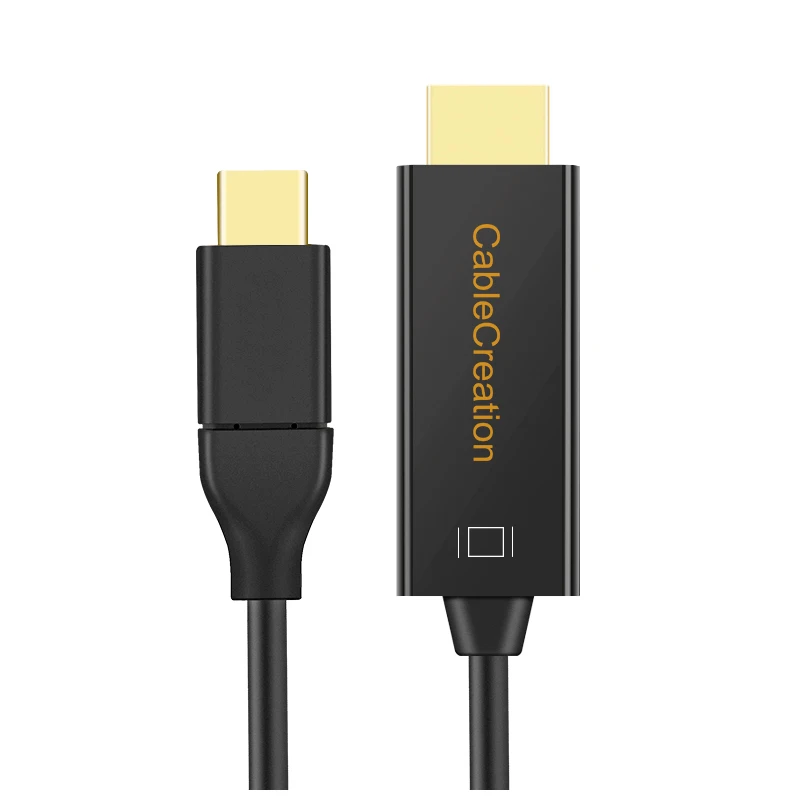 Кабель USB C HDMI 4K @ 60 Гц Type (совместимый с Thunderbolt 3) IPad Pro/MacBook Air Surface Book 2 Samsung S9/S8|Кабели