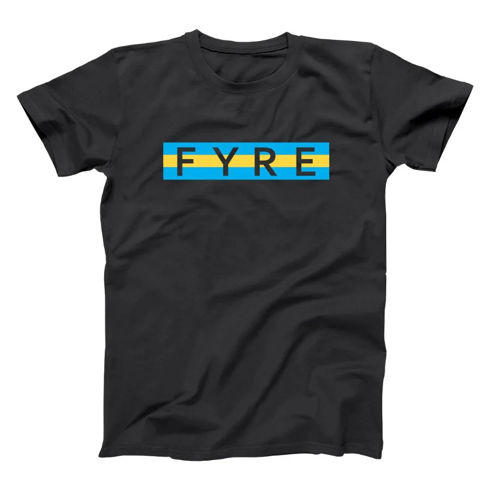 

Fyre ярмарка Багамских Островов-ранняя музыкальная Фест Черная Мужская футболка мужская Новинка 2019 повседневная мужская крутая футболка с коротким рукавом Топы рубашка