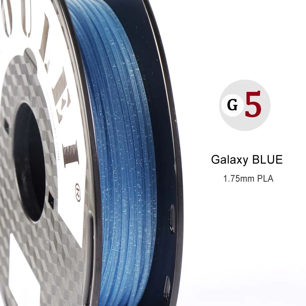 Noulei 3d принтер нить Pla 1,75 мм 1 кг сверкающий Galaxy серия 3d принтер материал сверкающий яркий блеск принтер - Цвет: Синий
