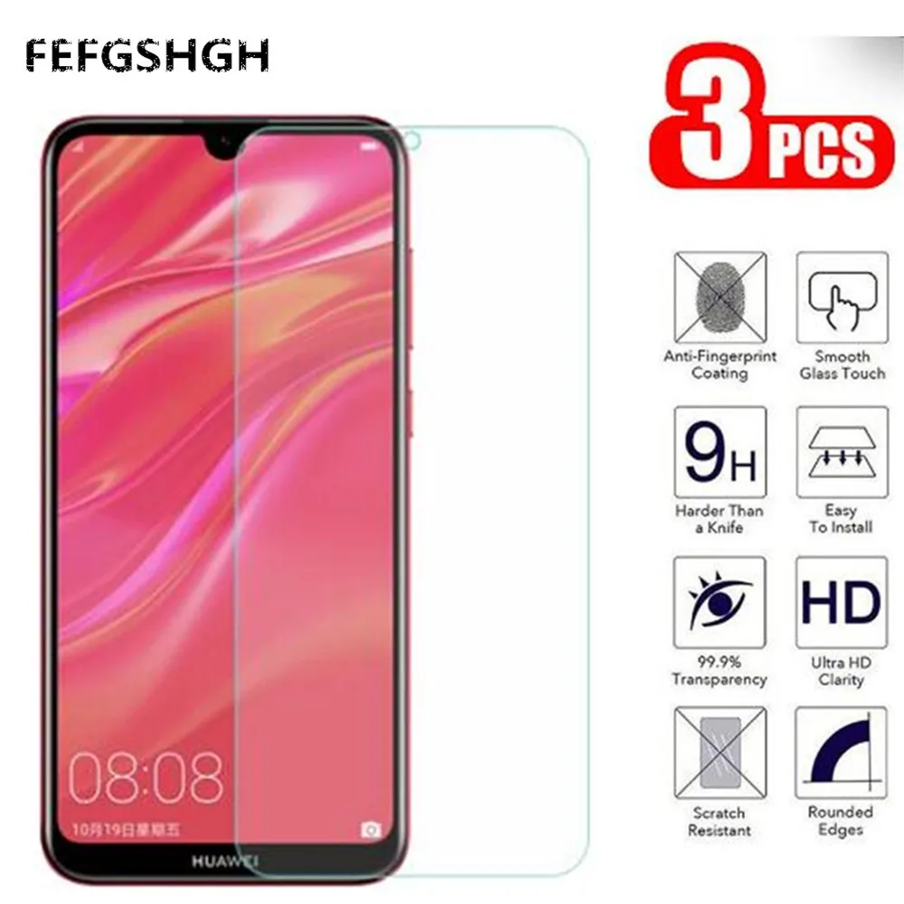 Закаленное стекло Huawei nova 4E Y max Y5 Y6 Y7 Y9 Pro 2019 Enjoy 9s 9e Y7S защитная пленка для экрана honor