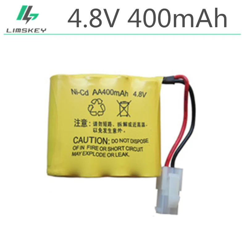 

2pcs/packaging 4.8V 400mAh AA 4 in 1 Ni-Cd battery set Huanqi RC Tank 508 550 RC Car HQ 611 605