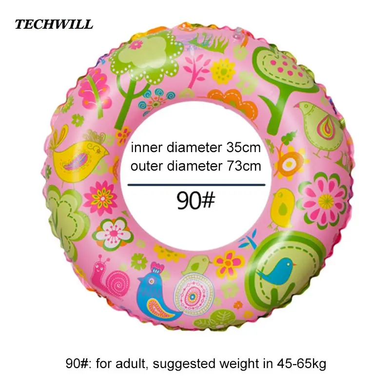 Adult Baby Thickened Inflatable Swimming Circle Cartoon Bird Image Green PVC Ring Float Water Sports Swimming Pool Accessories Adult Baby Thickened Inflatable Swimming Circle Cartoon Bird Image Green PVC Ring Float Water Sports Swimming Pool Accessories